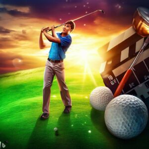 Golf film digital art