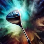 Golf driver digital art